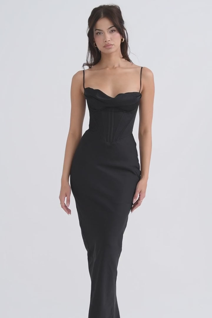 Charmelle Maxi Dress - Black - Image 2