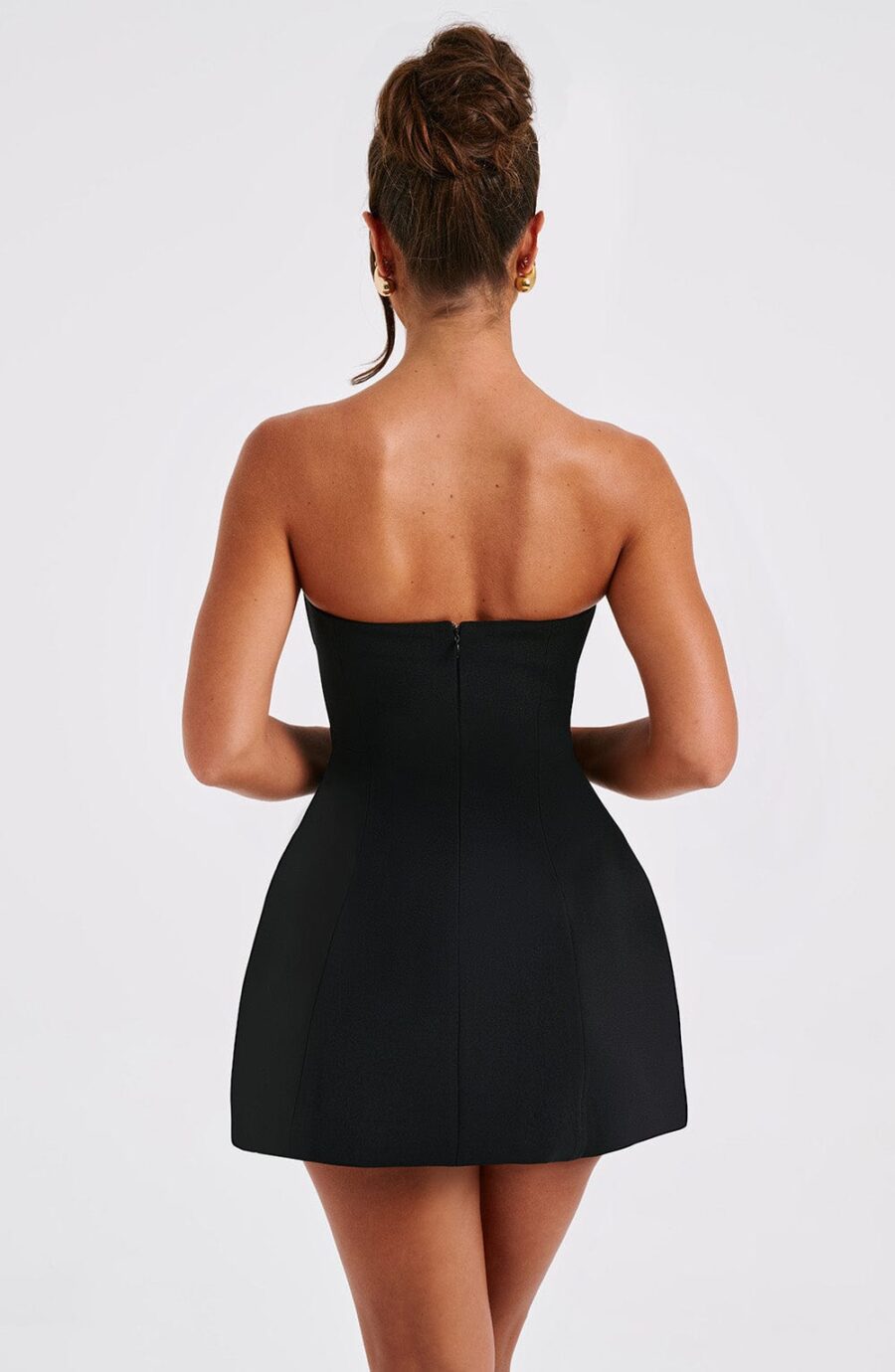 Asha Mini Dress - Black - Image 5