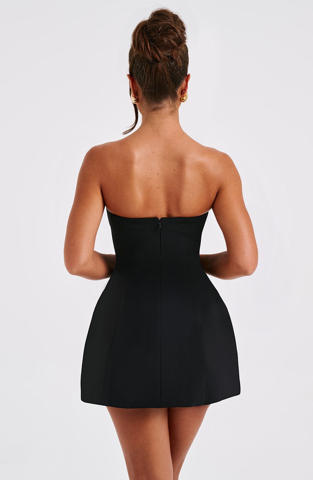 Asha Mini Dress - Black - Image 5