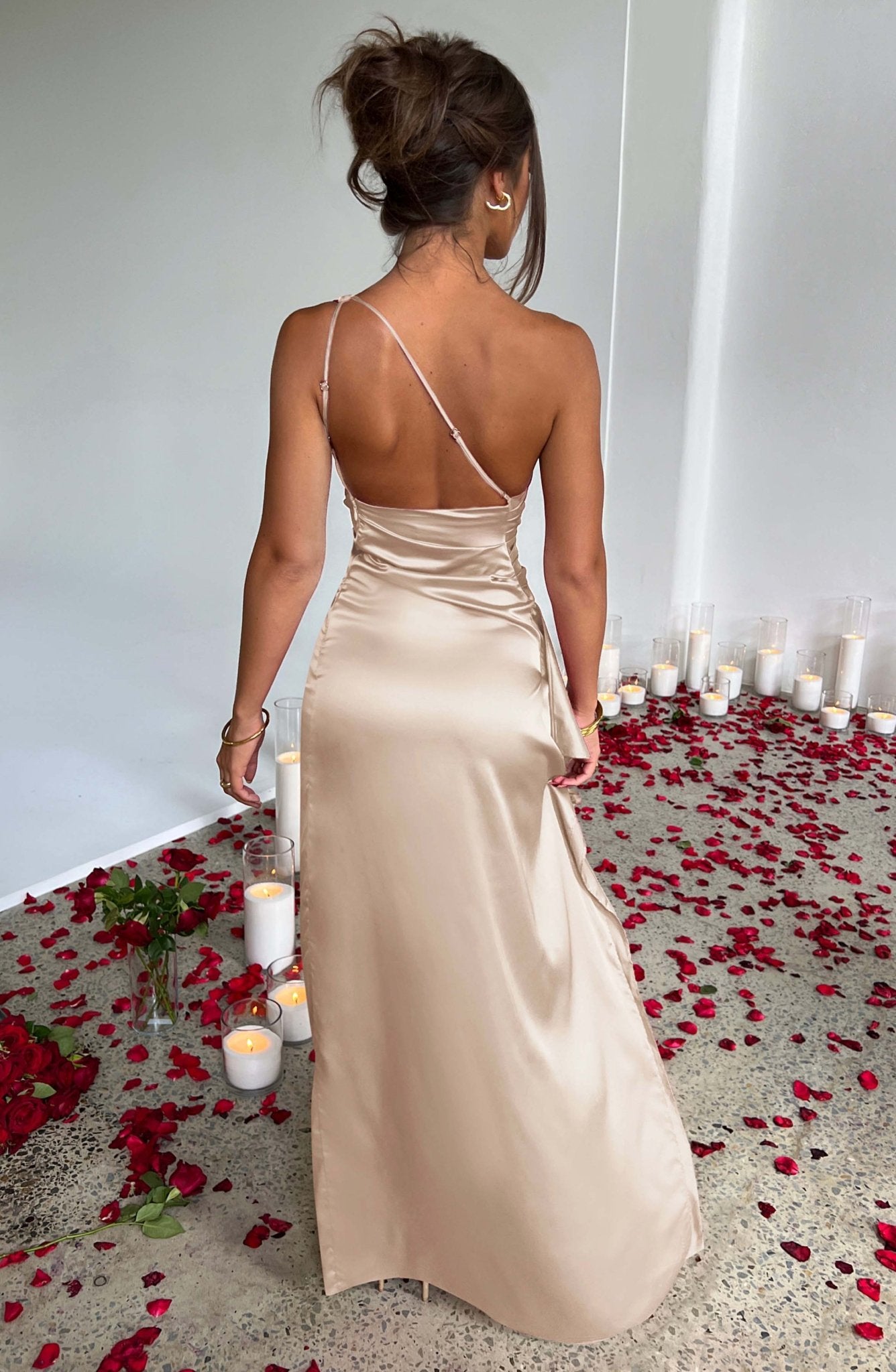 Aurora Maxi Dress - Champagne - Image 10