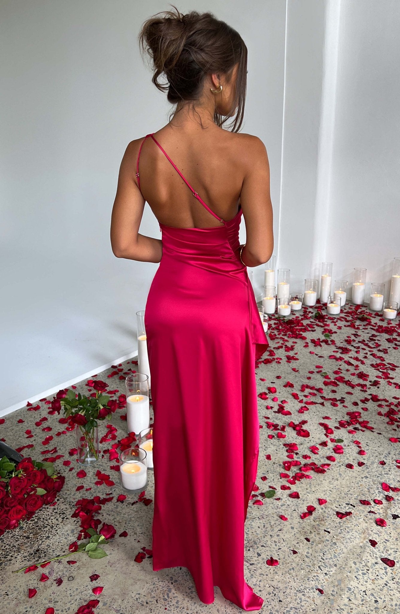 Aurora Maxi Dress - Red - Image 10