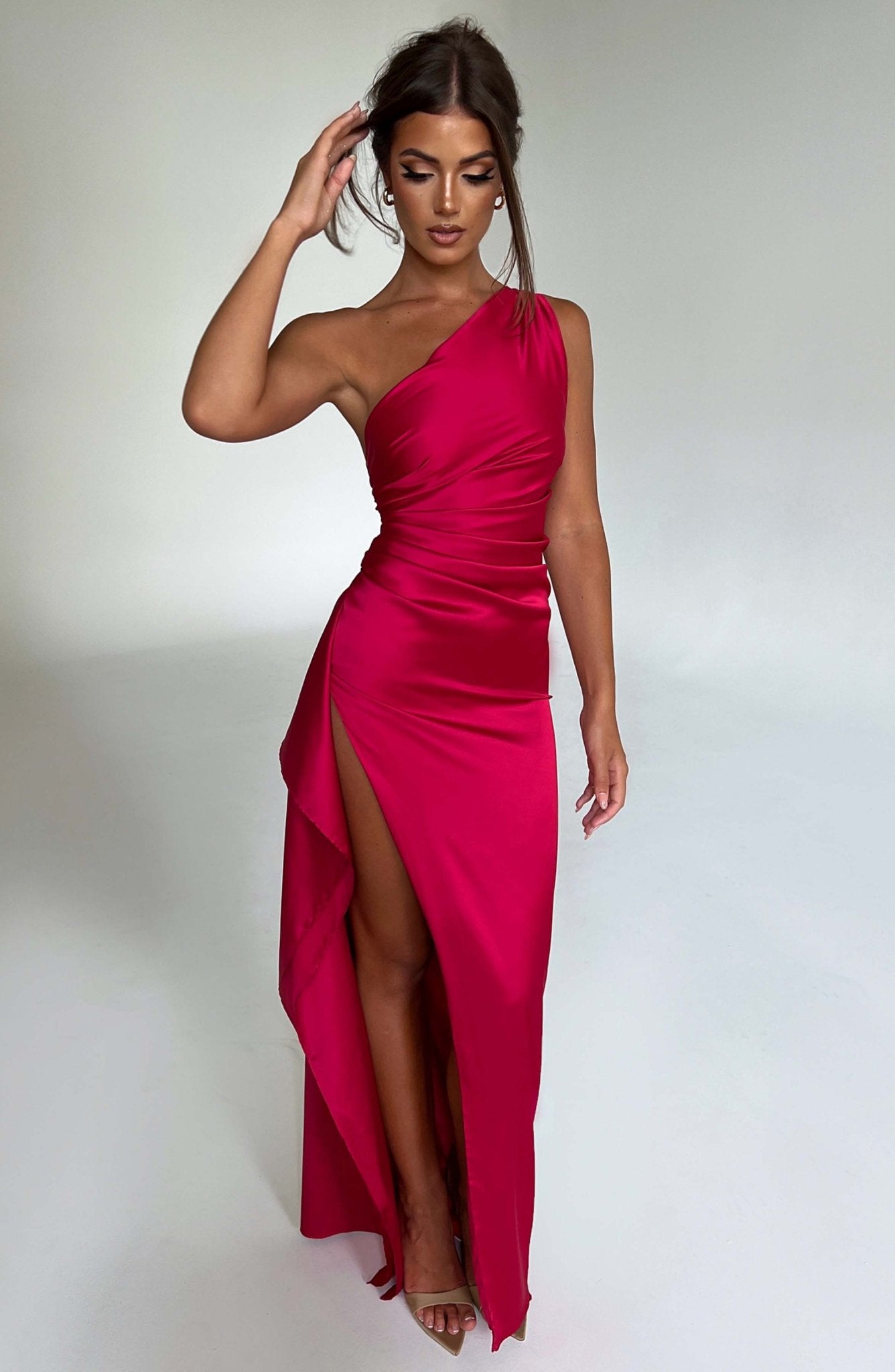 Aurora Maxi Dress - Red - Image 6