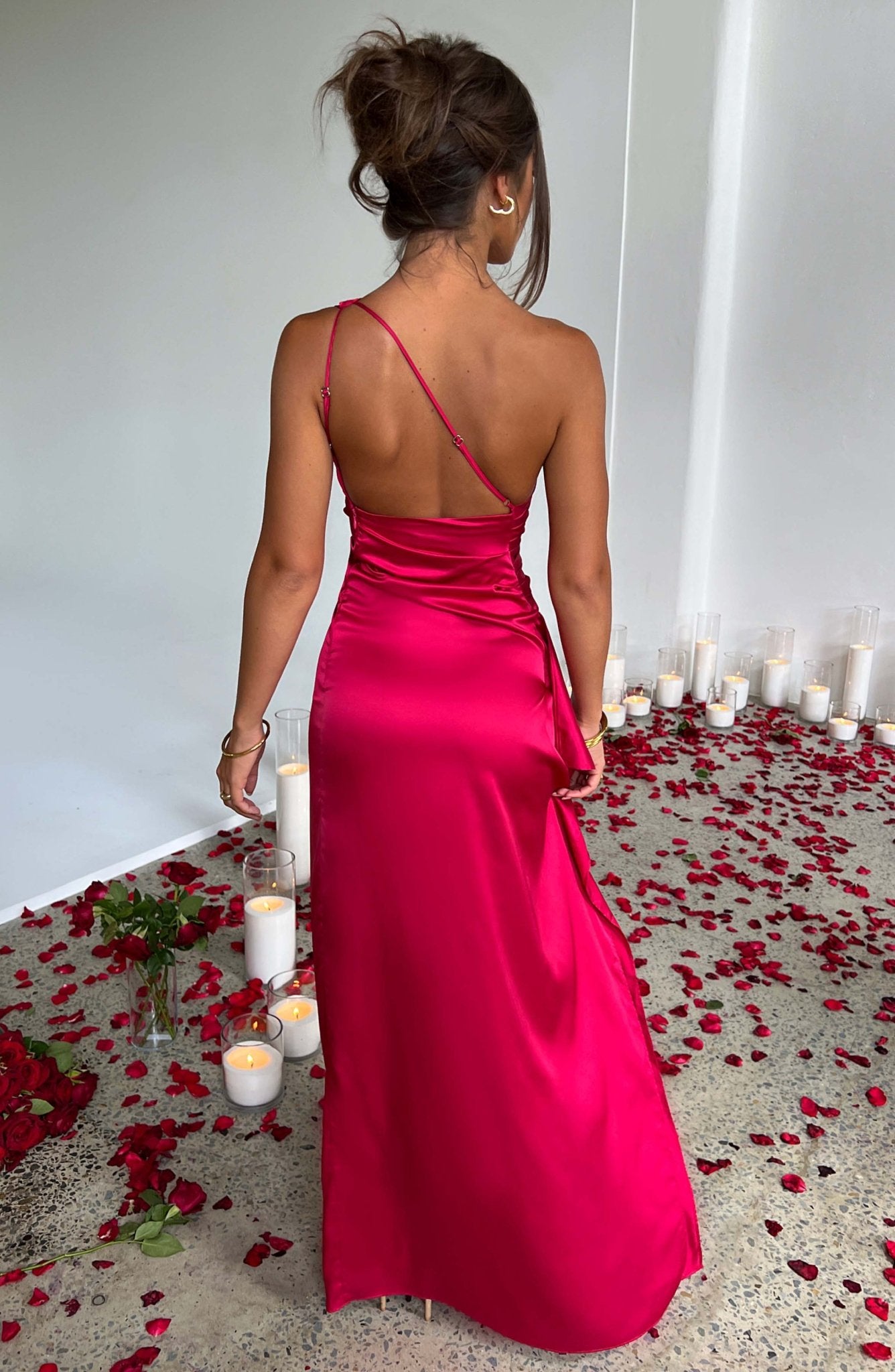Aurora Maxi Dress - Red - Image 8