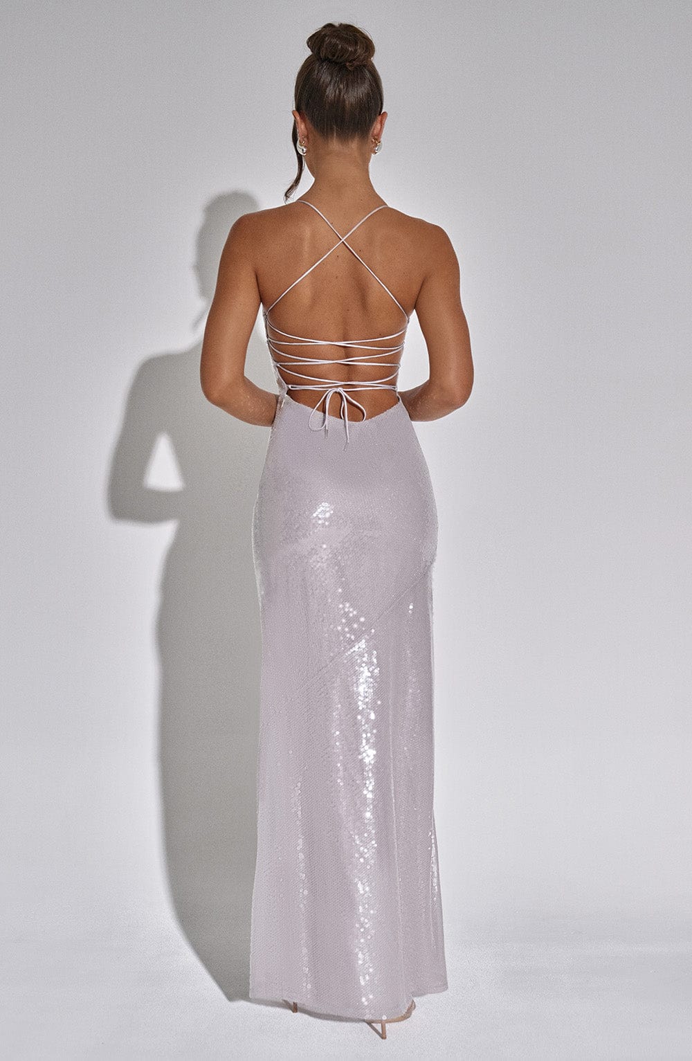 Bells Maxi Dress - Silver - Image 6