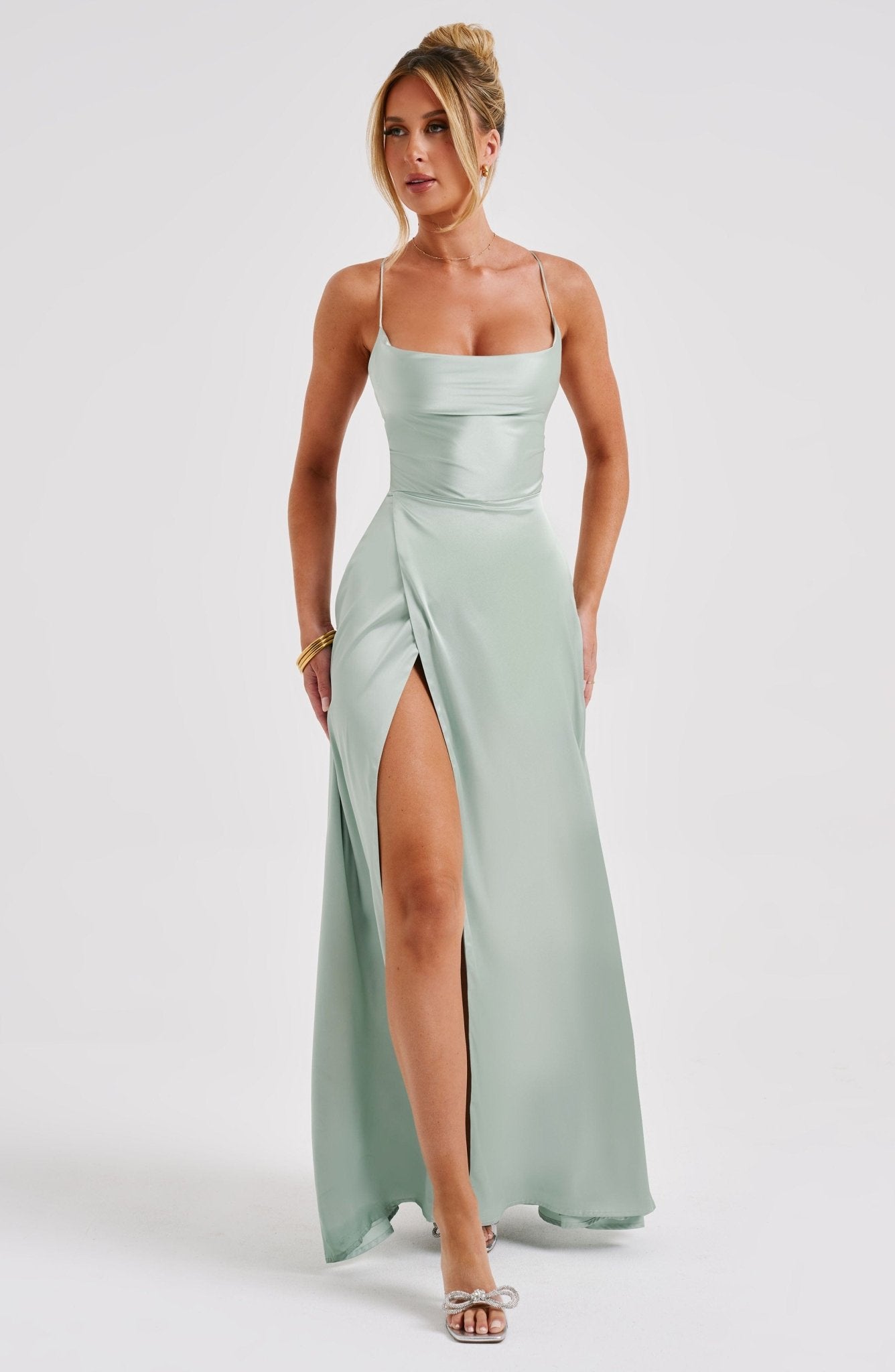 Bethany Maxi Dress - Sage - Image 9