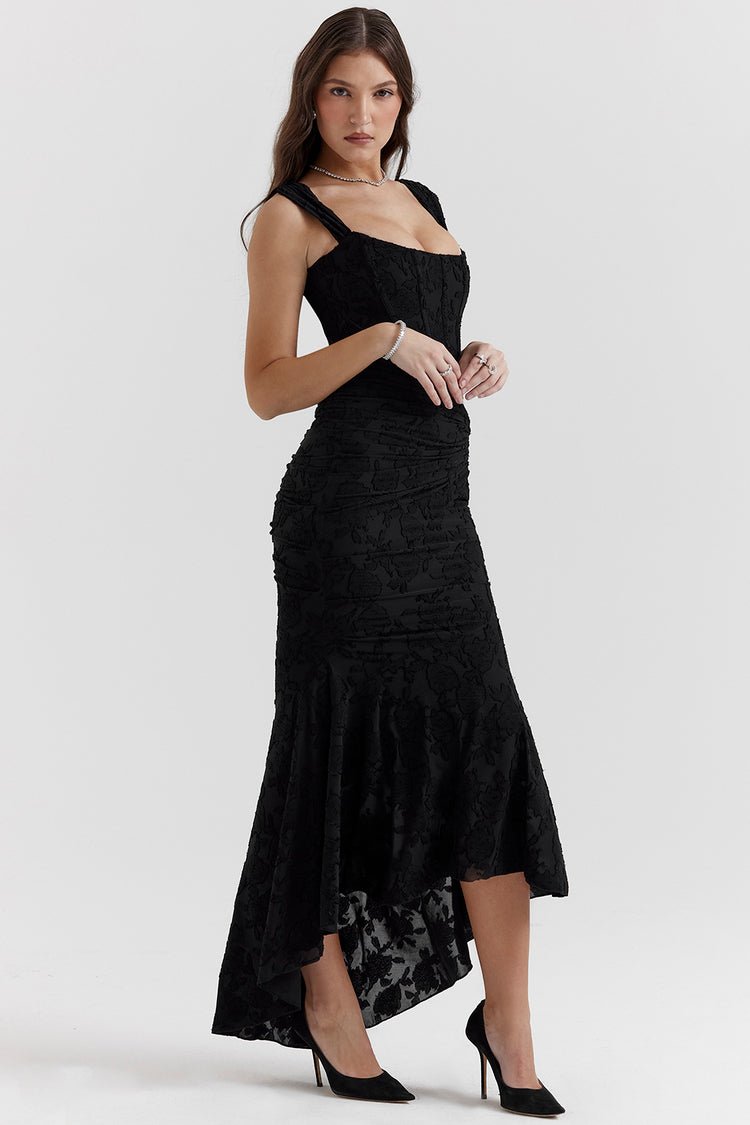 Celine Maxi Dress - Black - Image 6