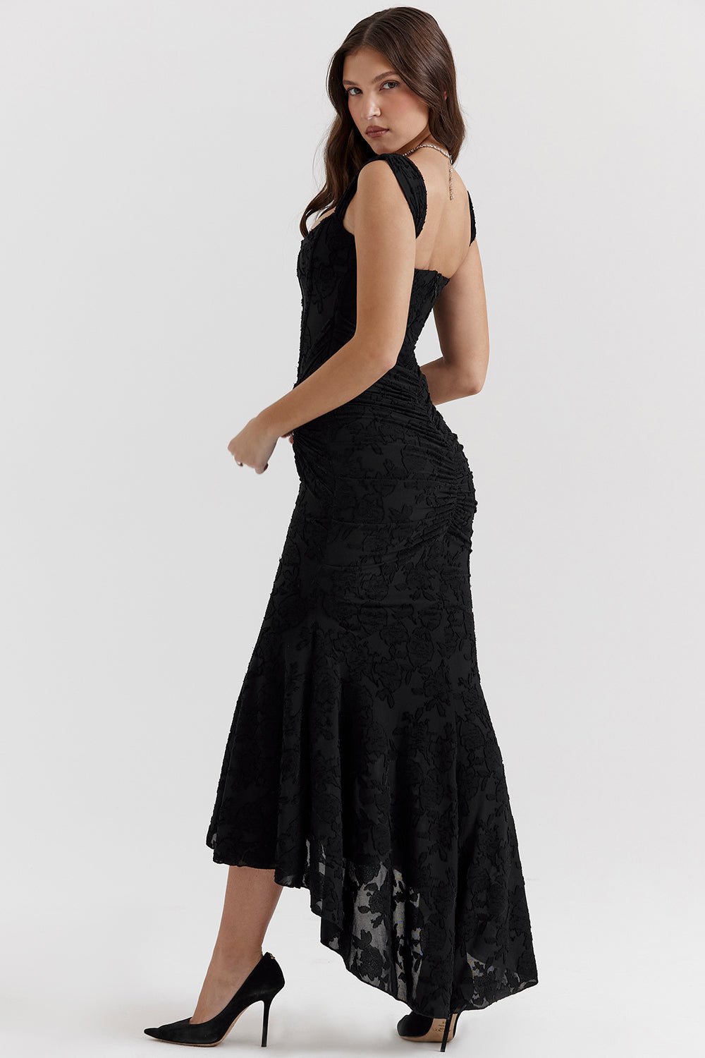 Celine Maxi Dress - Black - Image 8