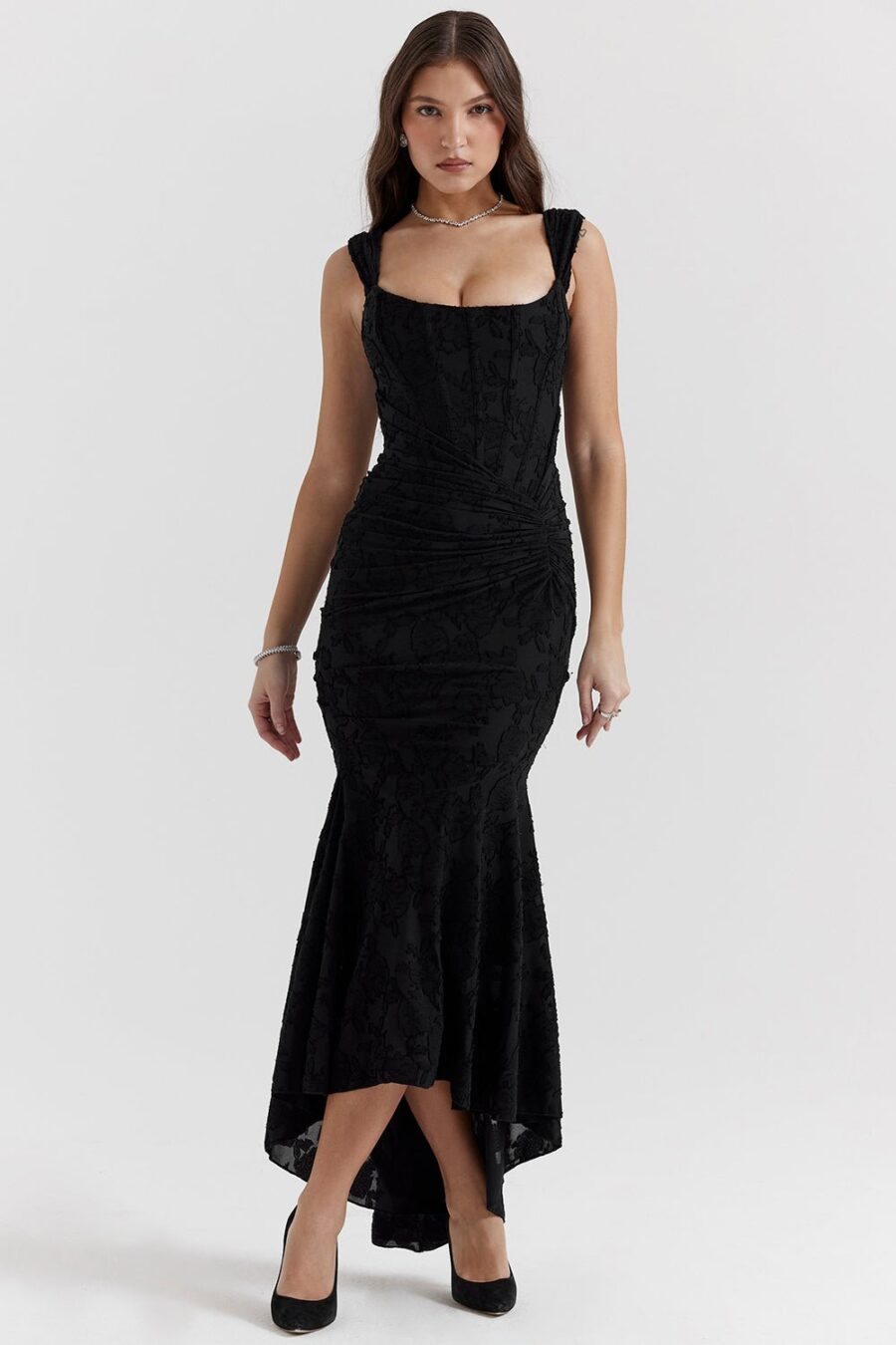 Celine Maxi Dress - Black - Image 4