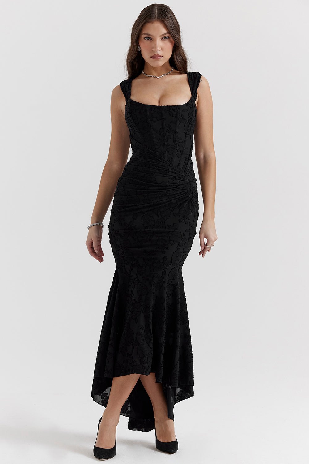 Celine Maxi Dress - Black - Image 4