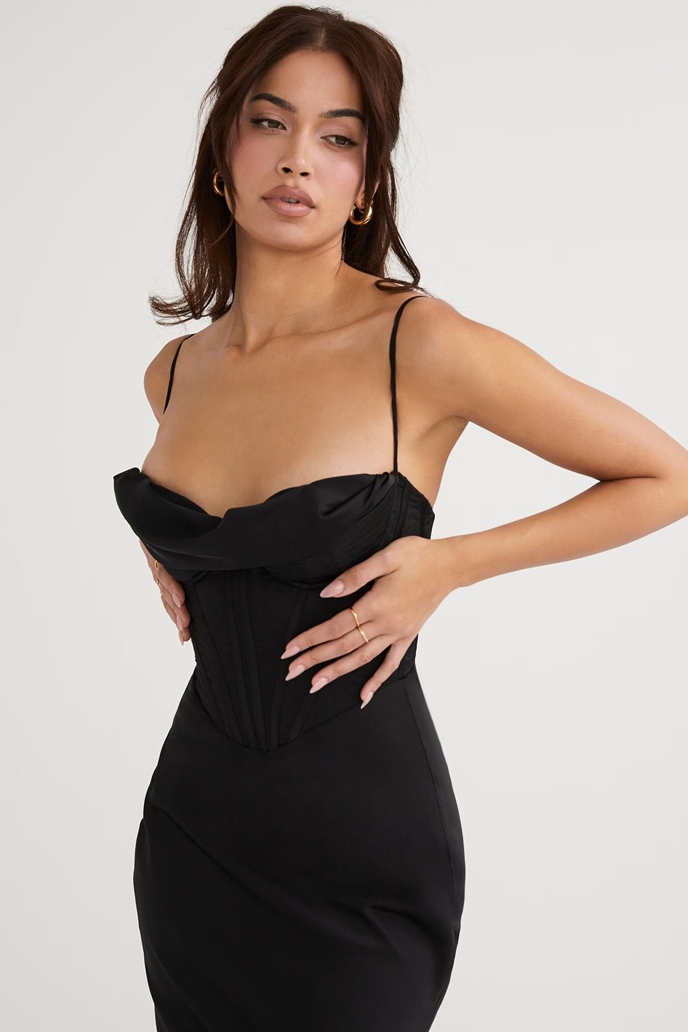 Charmelle Maxi Dress - Black - Image 4
