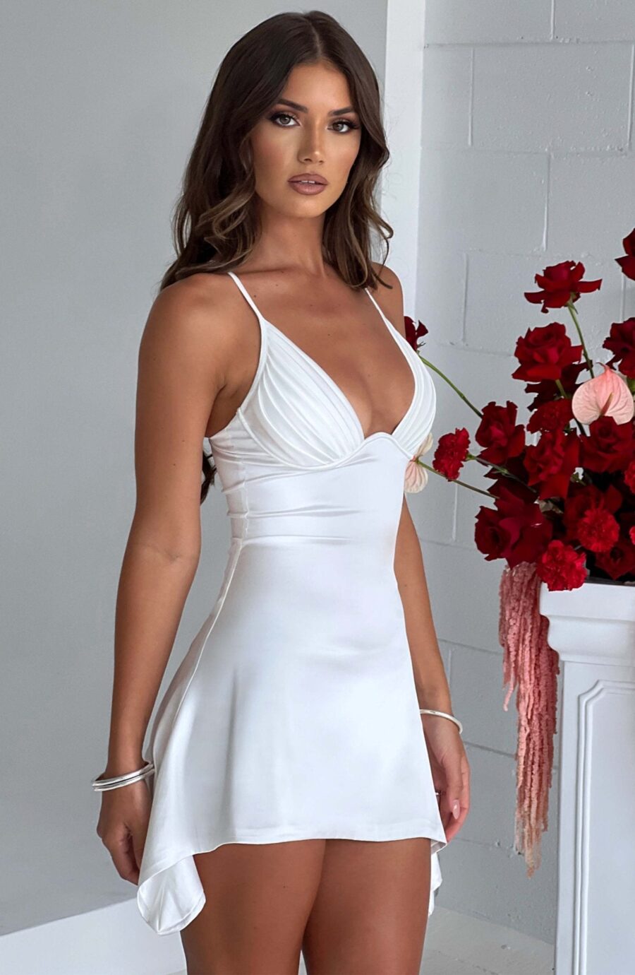 Clarise Mini Dress - Ivory - Image 13