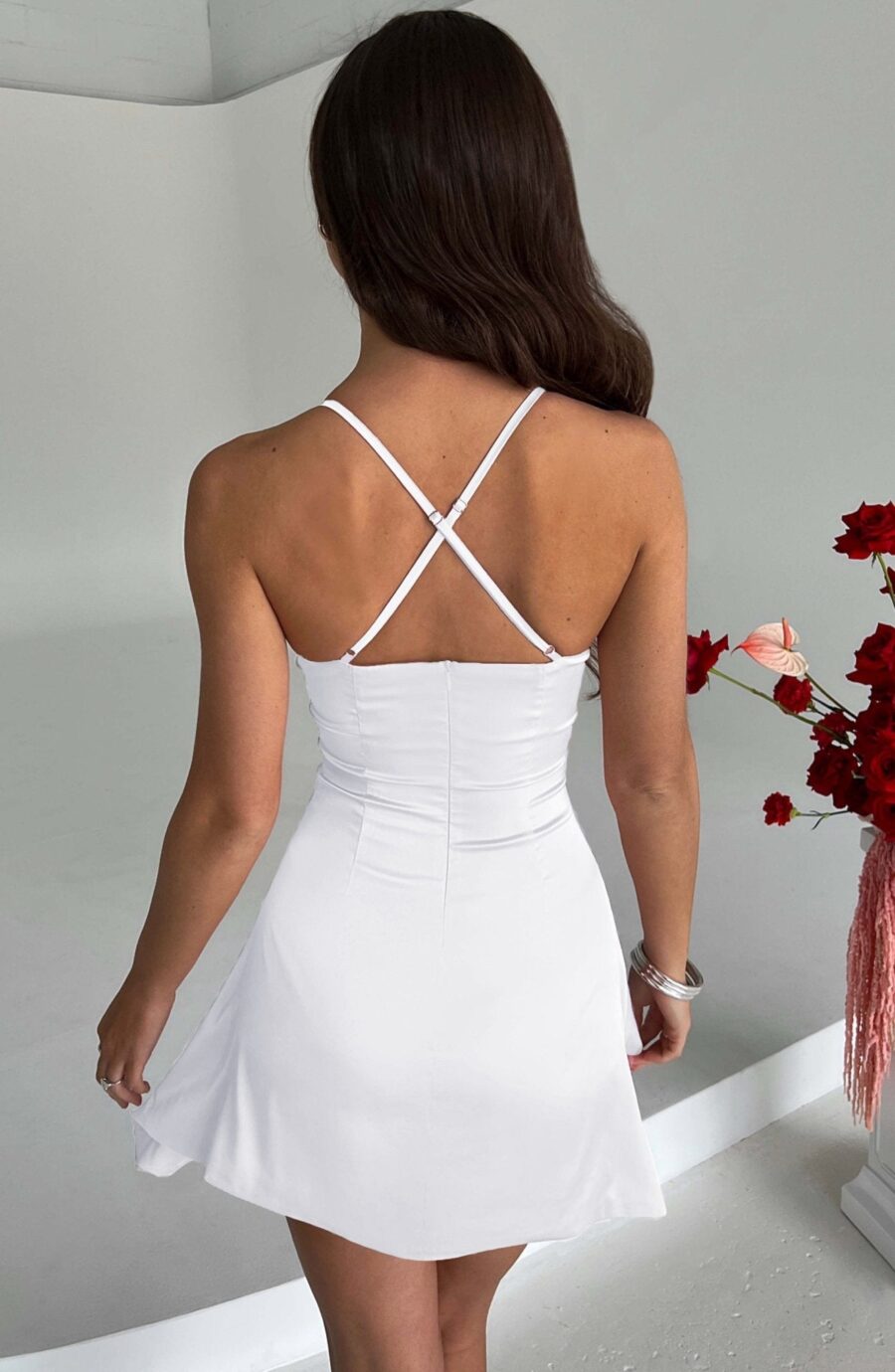 Clarise Mini Dress - Ivory - Image 11