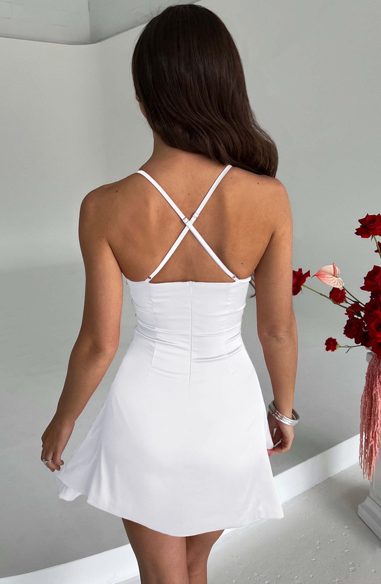 Clarise Mini Dress - Ivory - Image 11