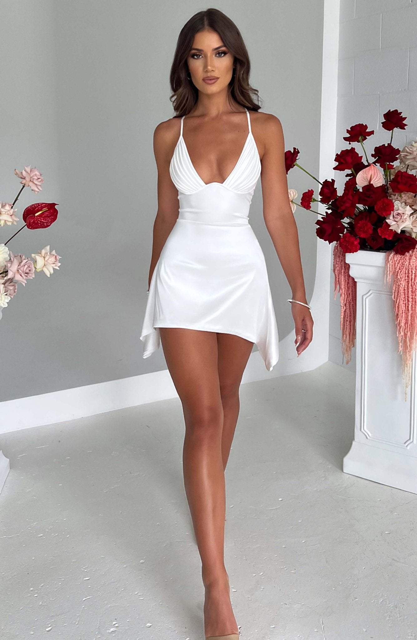 Clarise Mini Dress - Ivory - Image 9