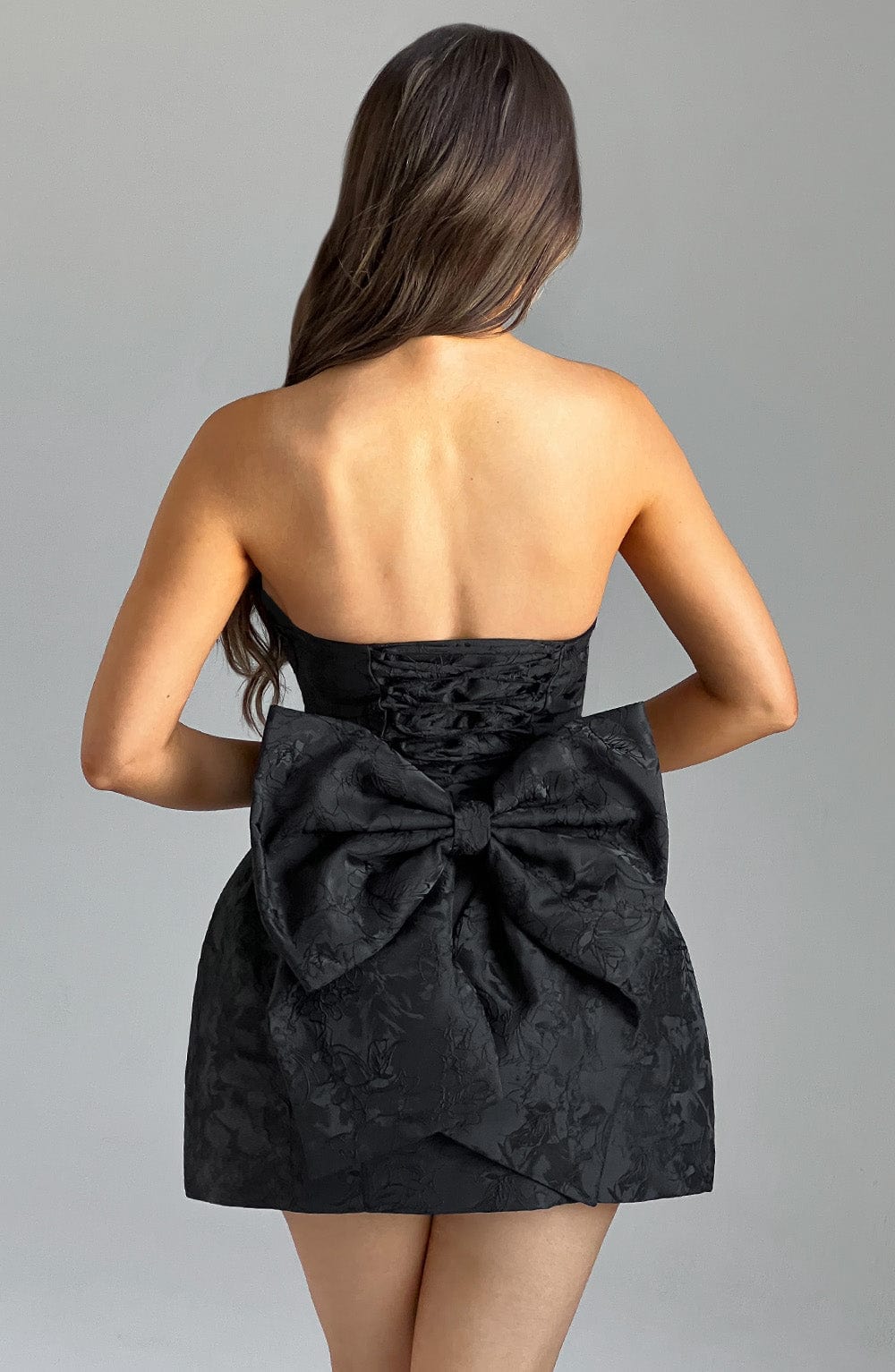 Eleana Mini Dress - Black - Image 10