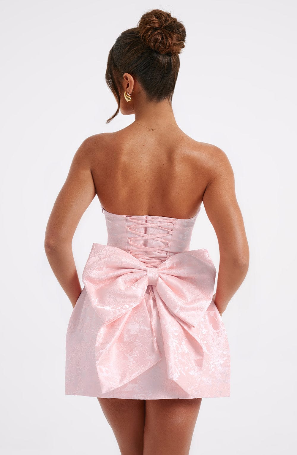 Eleana Mini Dress - Blush - Image 8