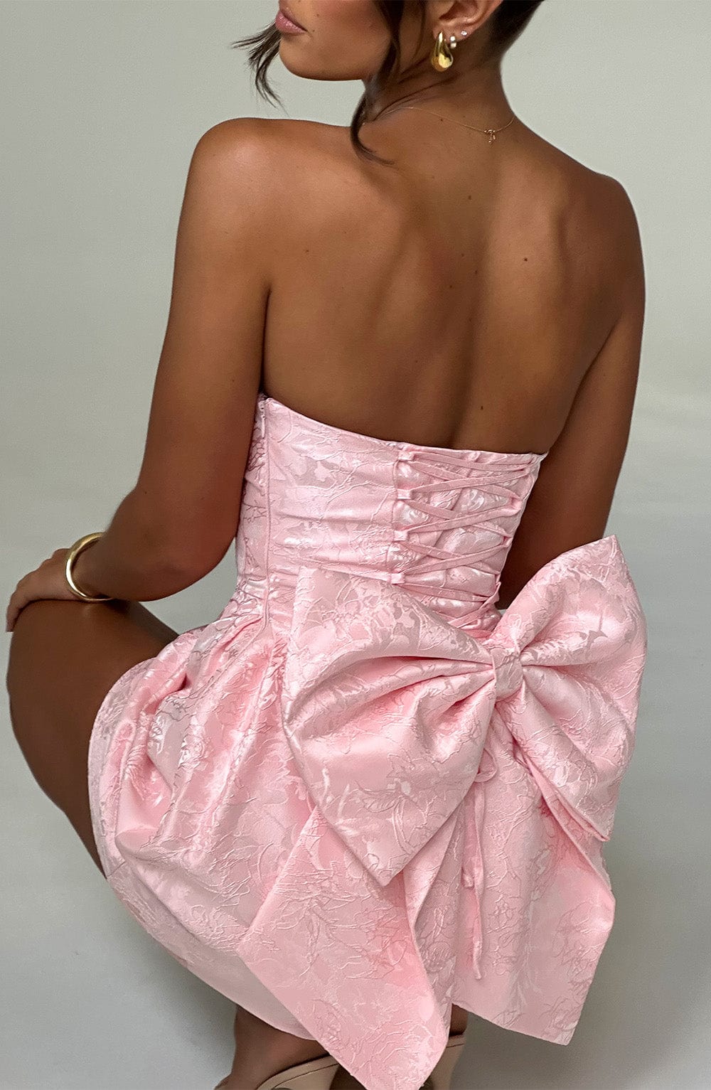 Eleana Mini Dress - Blush - Image 13