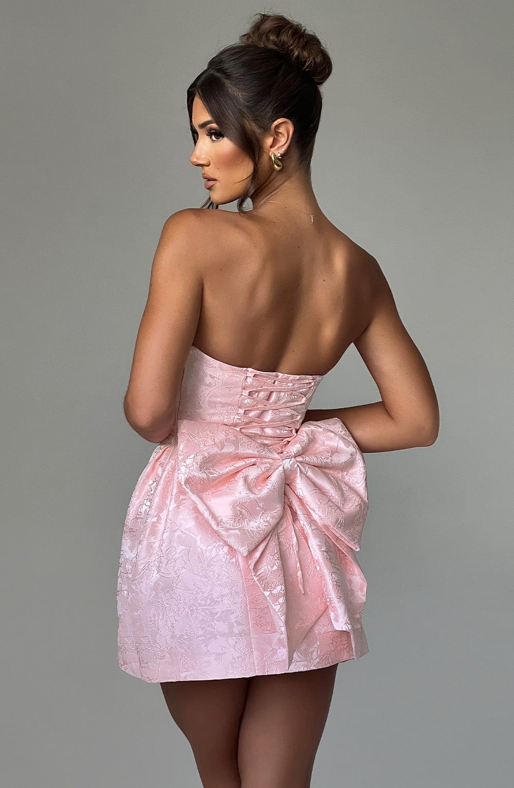 Eleana Mini Dress - Blush - Image 3