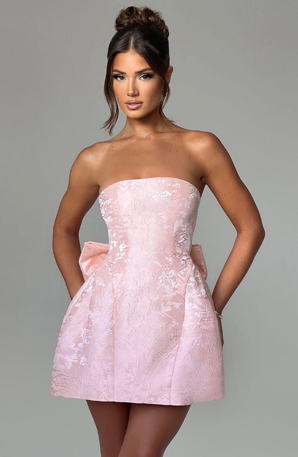 Eleana Mini Dress - Blush - Image 4