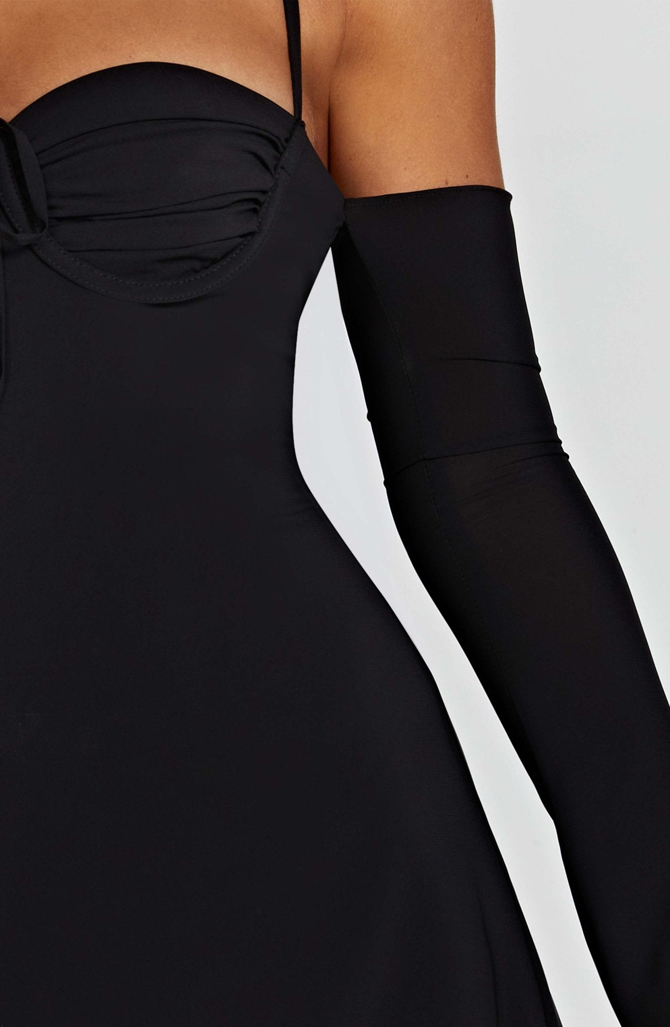Fiona Mini Dress - Black - Image 10
