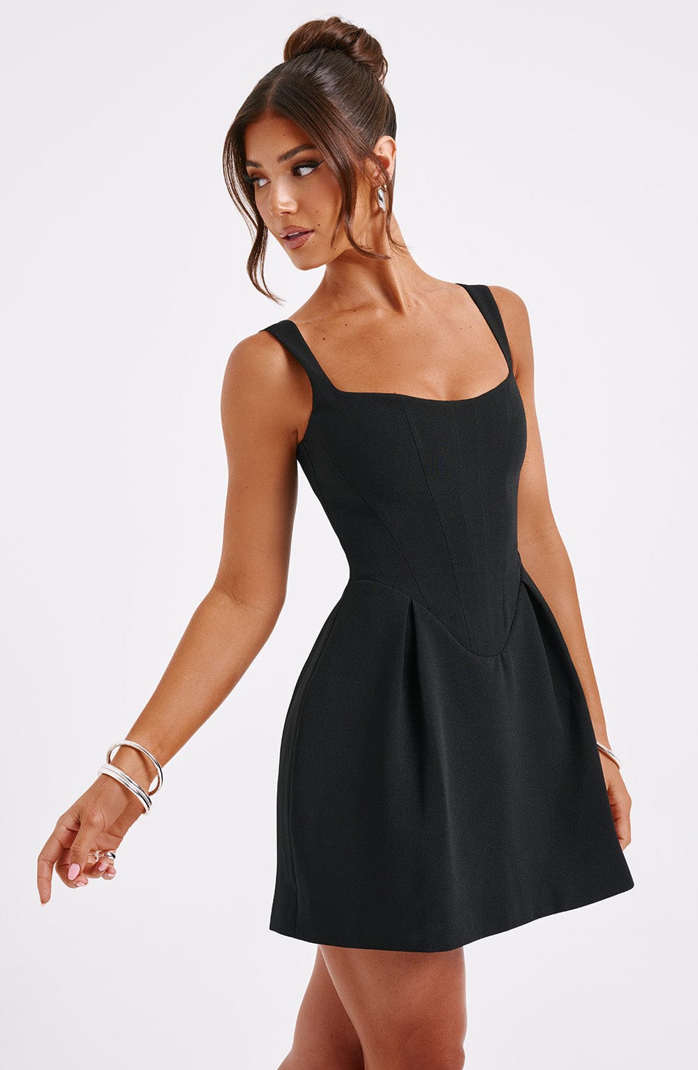 Janiyah Mini Dress - Black - Image 2