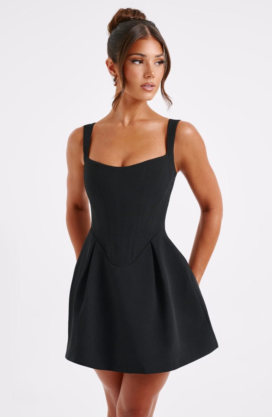 Janiyah Mini Dress - Black - Image 5