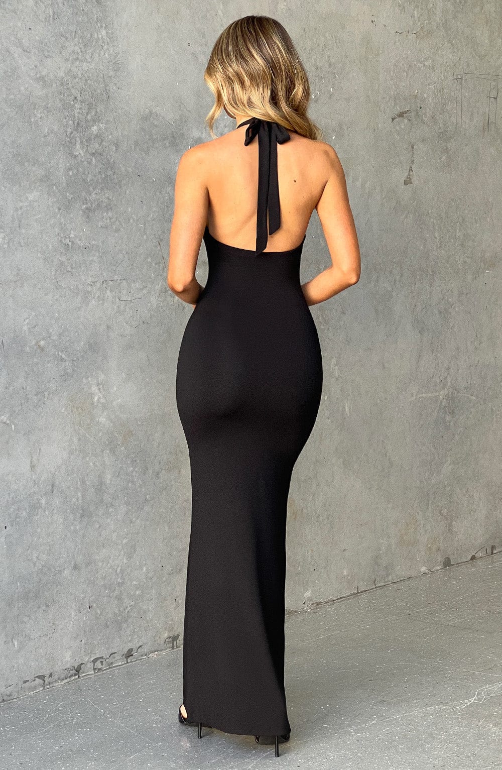 Jodie Maxi Dress - Jet Black - Image 4