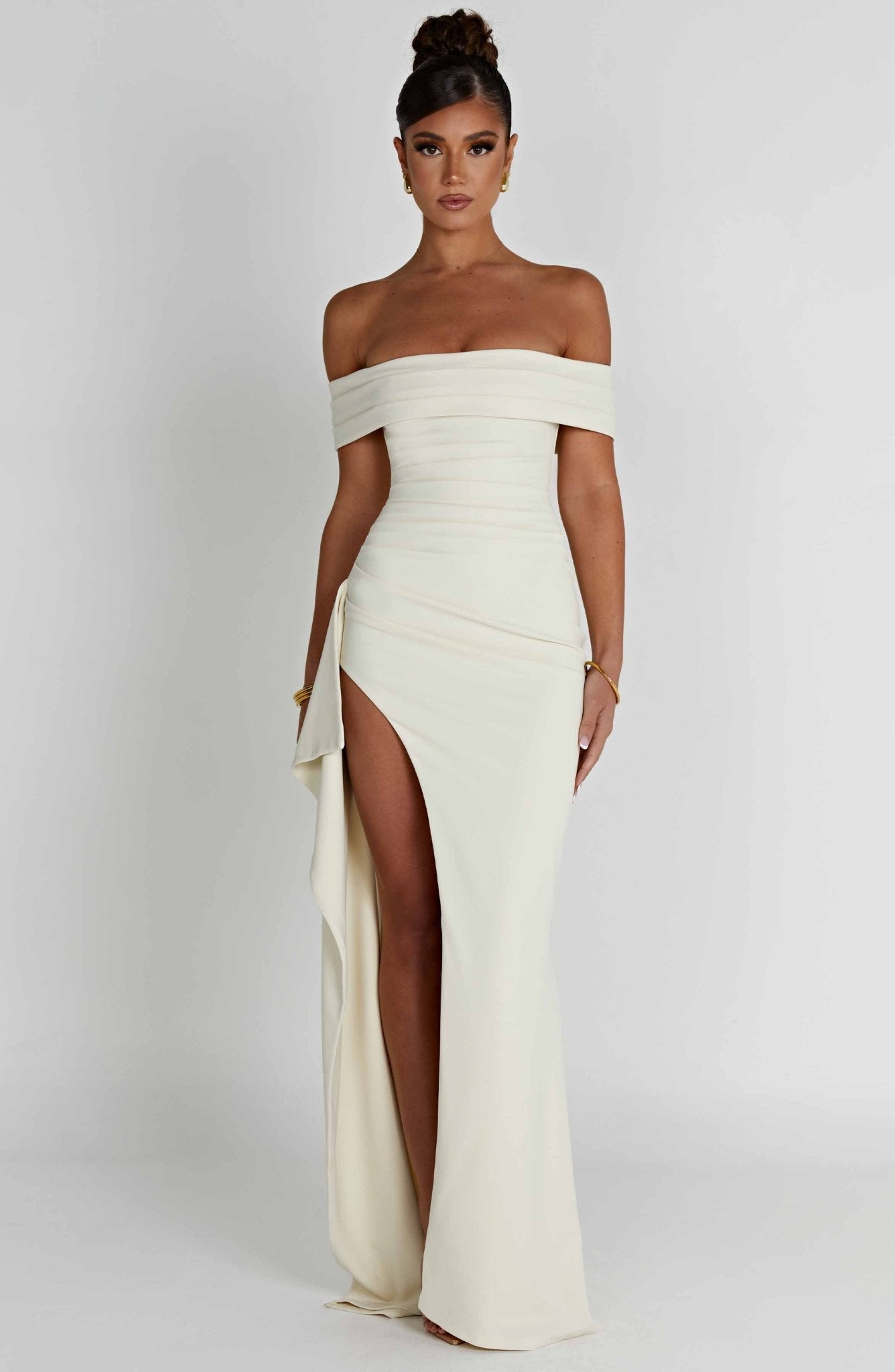 Josephine Maxi Dress - Ivory - Image 10
