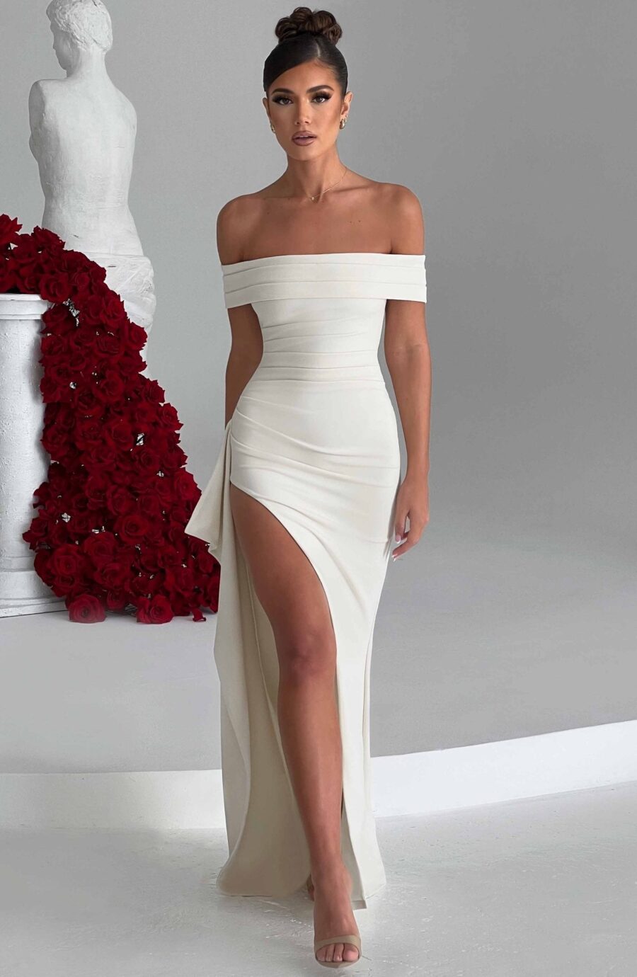 Josephine Maxi Dress - Ivory - Image 9