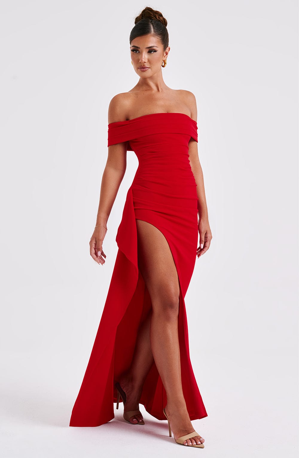 Josephine Maxi Dress - Red - Image 4