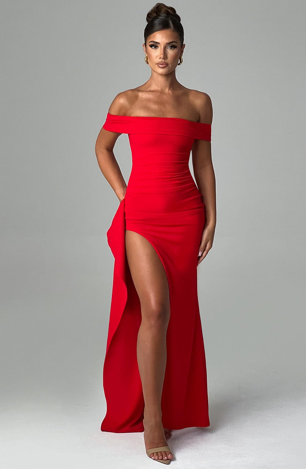 Josephine Maxi Dress - Red - Image 9