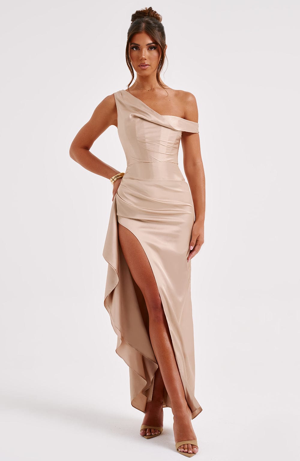 Juliette Maxi Dress - Champagne - Image 5