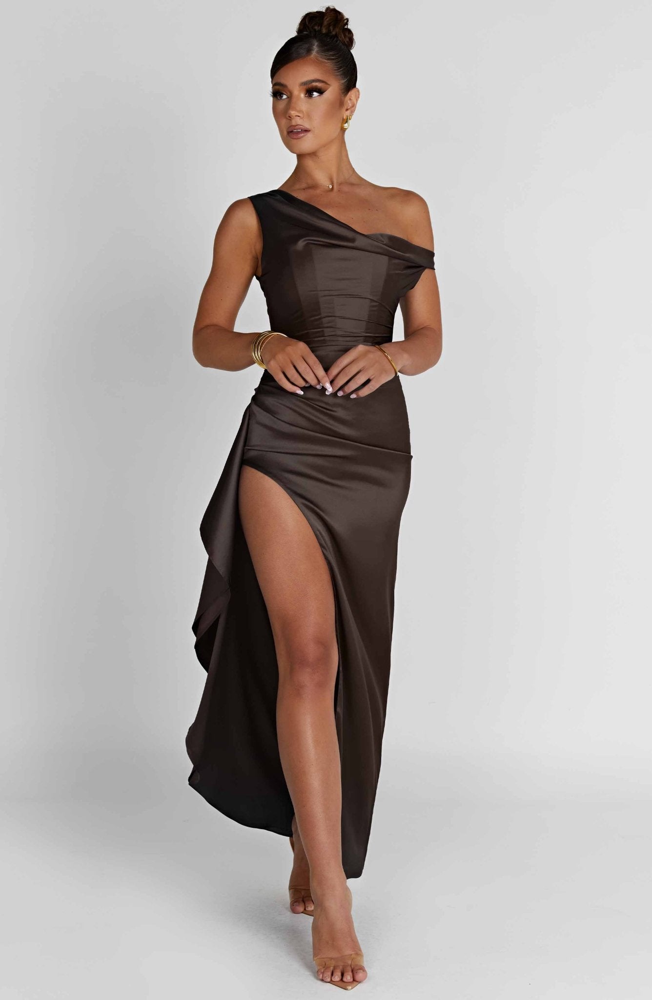 Juliette Maxi Dress - Charcoal - Image 7