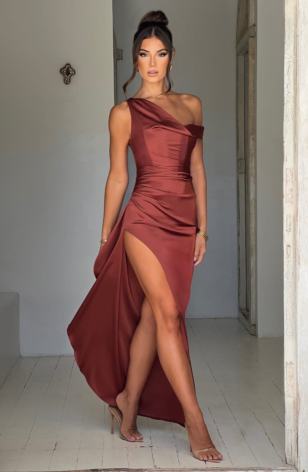 Juliette Maxi Dress - Rust - Image 2