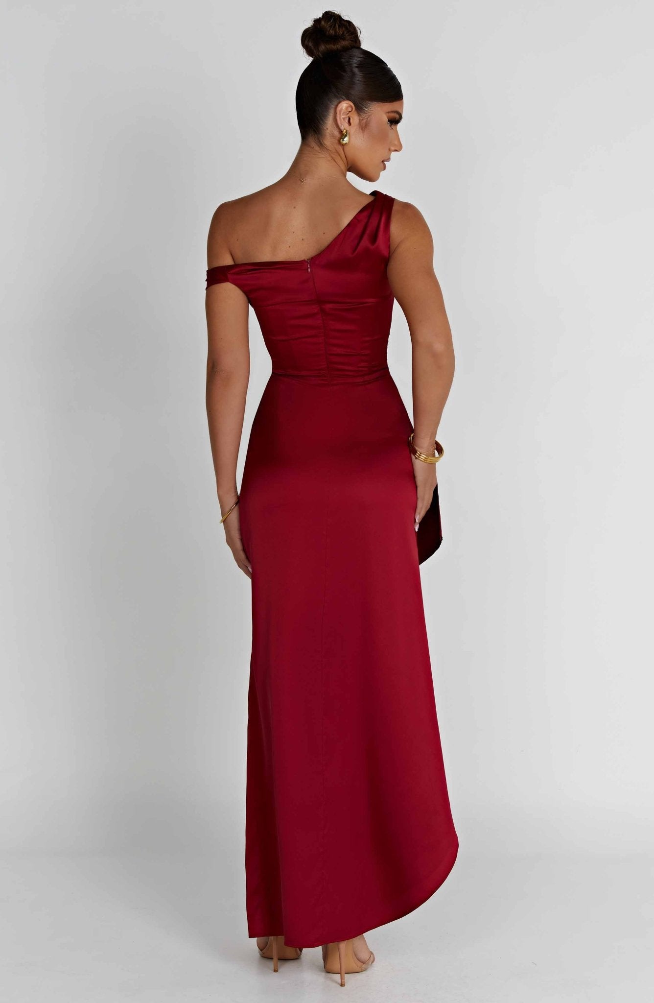 Juliette Maxi Dress - Wine - Image 13