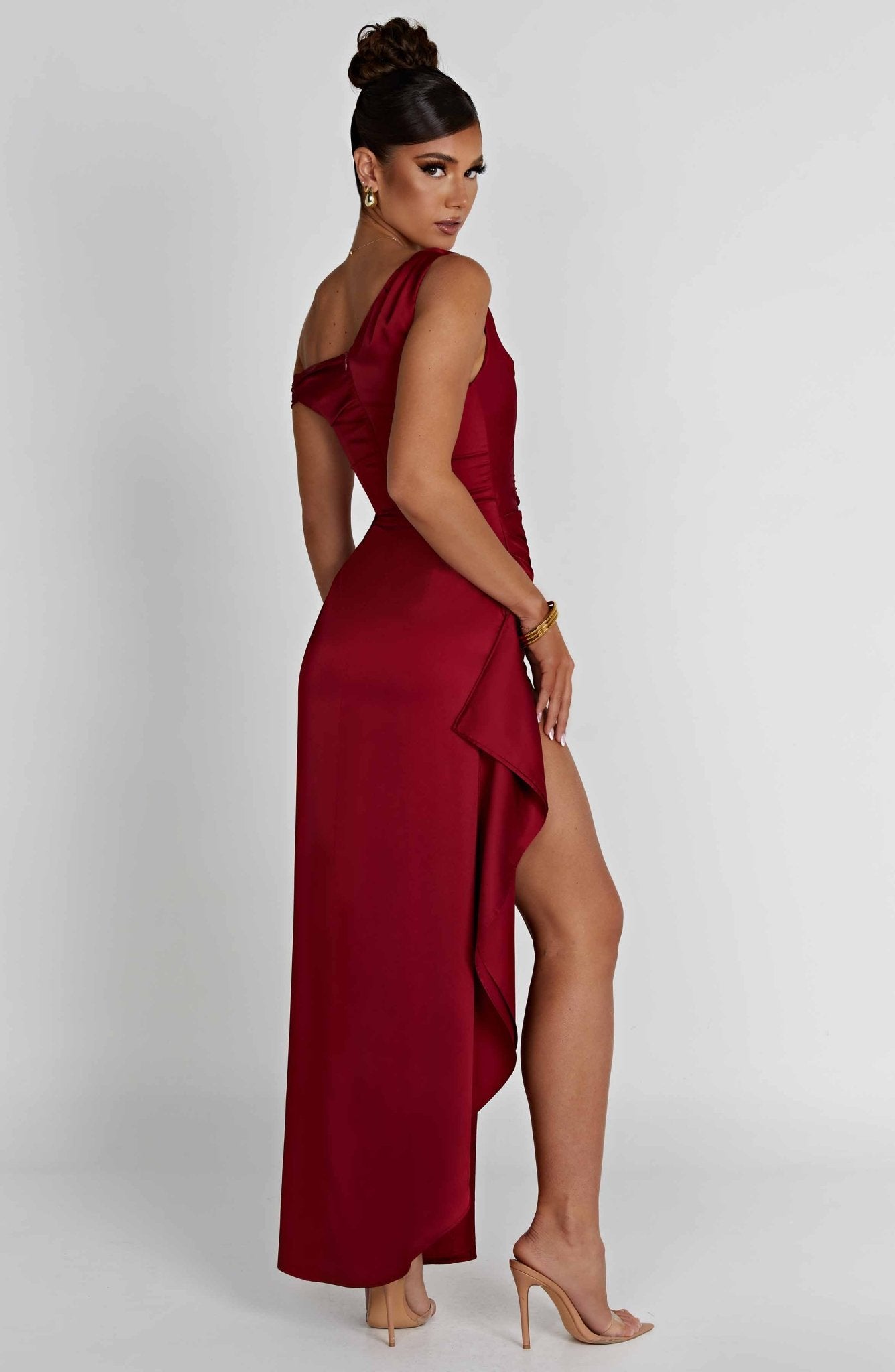 Juliette Maxi Dress - Wine - Image 11