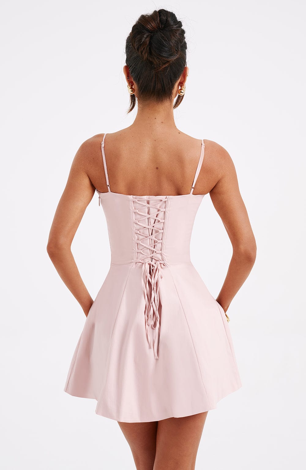 Lacey Mini Dress - Blush - Image 4