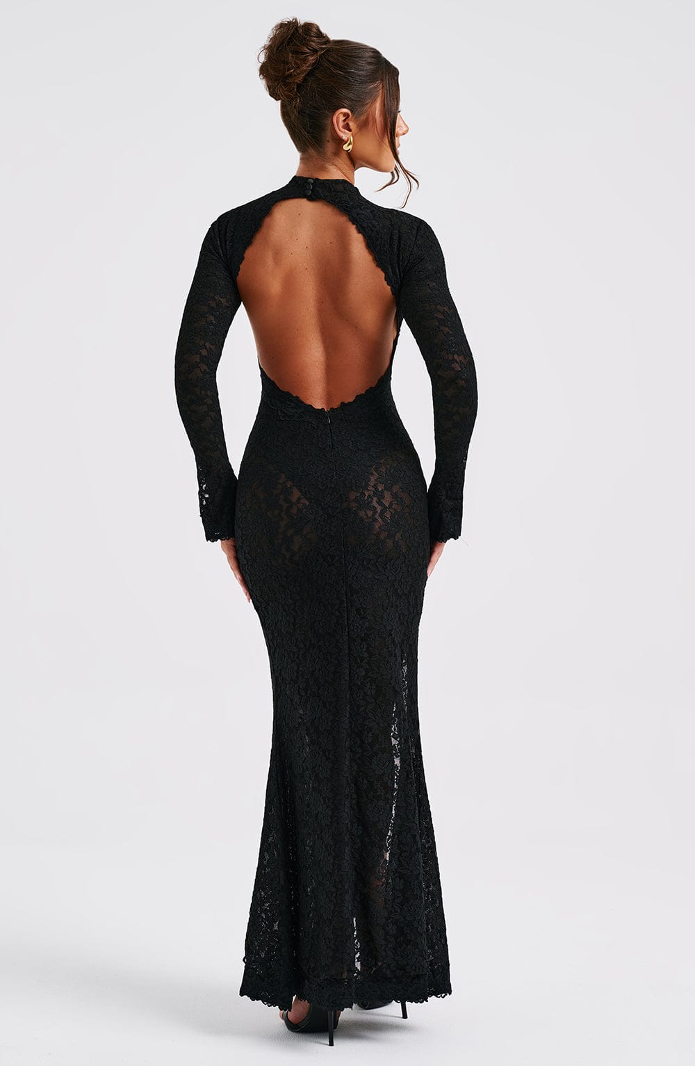 Leila Maxi Dress - Black - Image 9