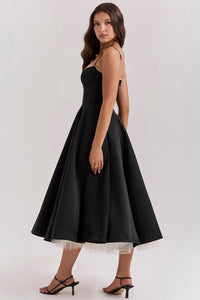 Madeline Midi Dress - Black - Image 3