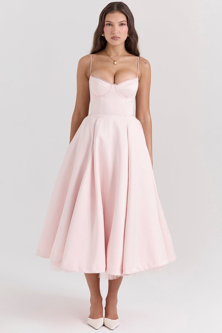 Madeline Midi Dress - Pink - Image 3