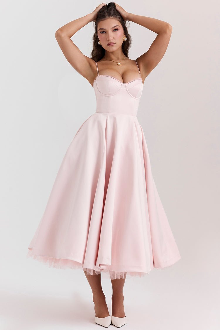 Madeline Midi Dress - Pink - Image 5
