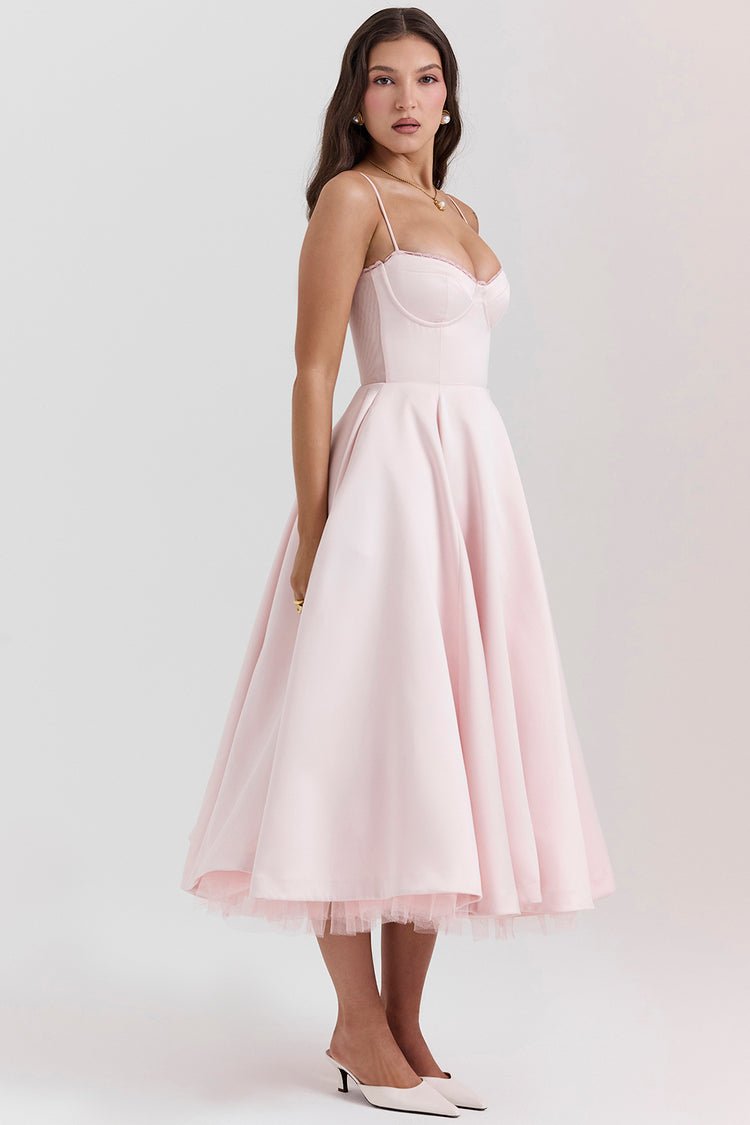 Madeline Midi Dress - Pink - Image 6