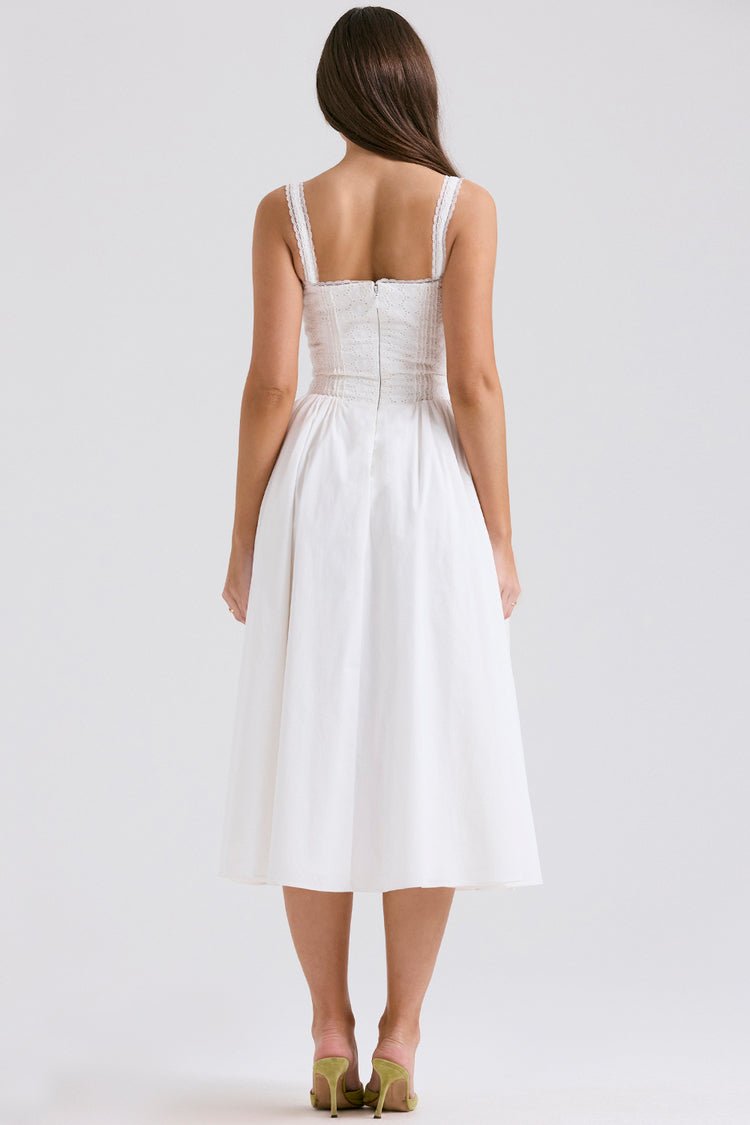 Mila Midi Dress - Ivory - Image 5