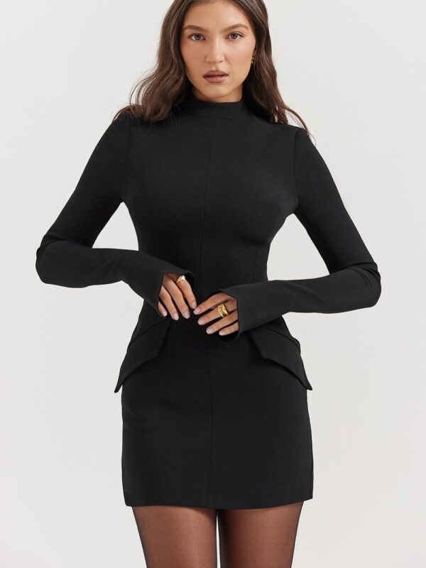 Nova Mini Dress - Black