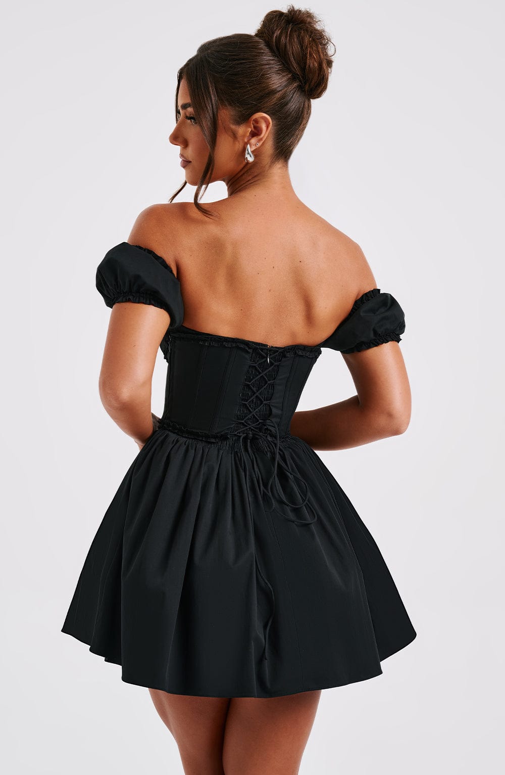 Phoebe Mini Dress-Black - Image 6