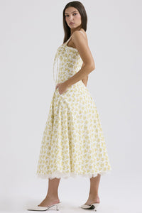 Rosalia Midi Sundress - Floral Print - Image 4