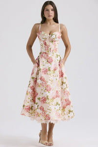 Rosalia Midi Sundress - Pink Peony - Image 7