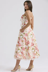 Rosalia Midi Sundress - Pink Peony - Image 6