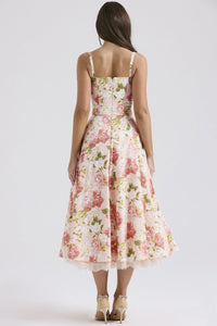 Rosalia Midi Sundress - Pink Peony - Image 4