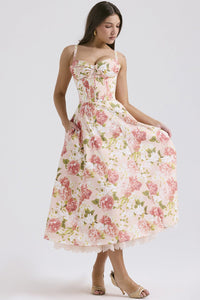 Rosalia Midi Sundress - Pink Peony - Image 9